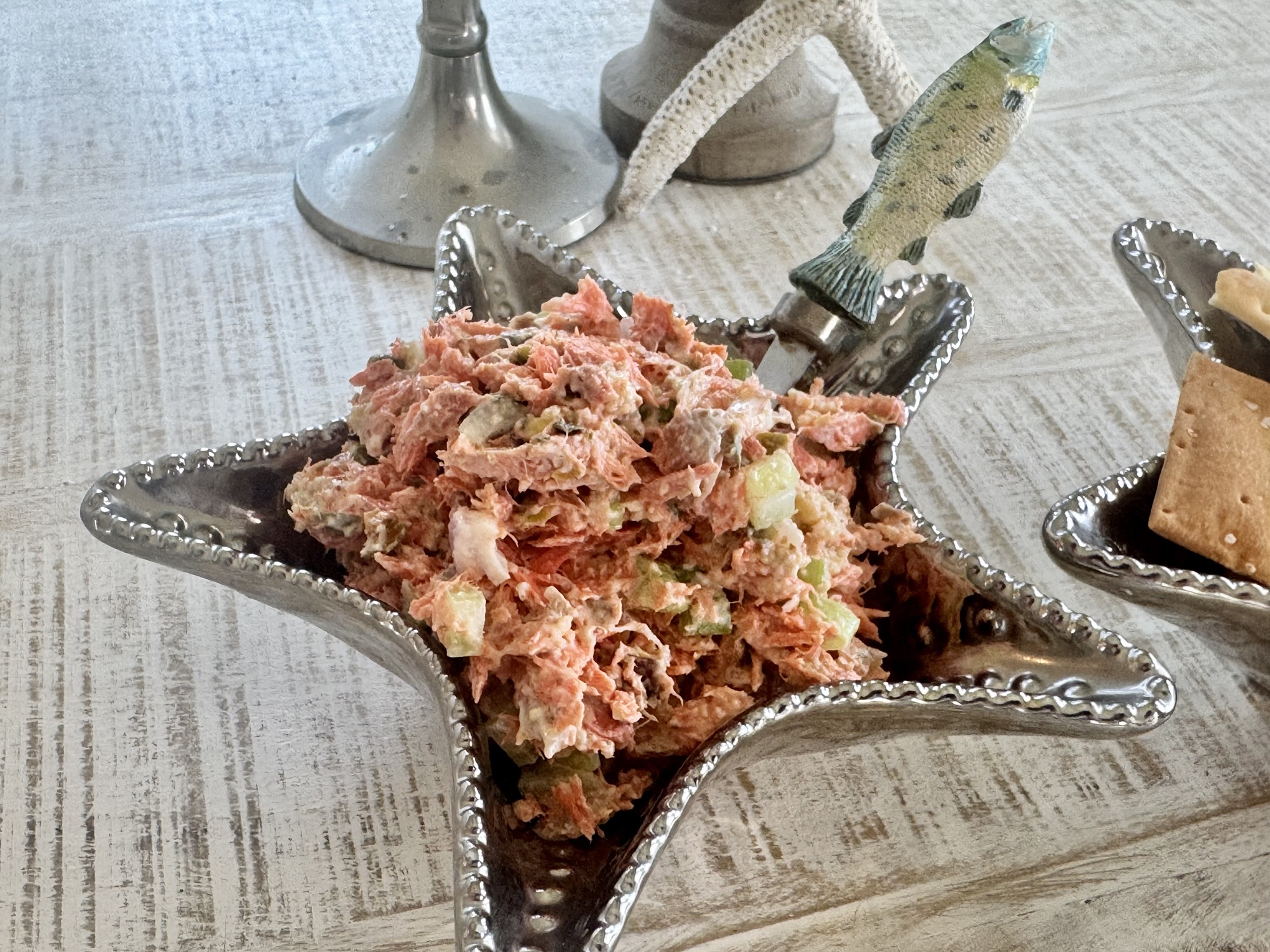 Leftover Salmon Dip/Salad